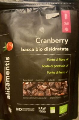 Cranberry bio disidratata