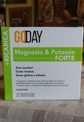 Magnesio e potassio front packaging