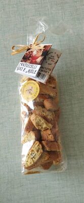 Cantucceli Noci e miele front packaging