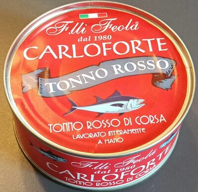 Tonno rosso front packaging