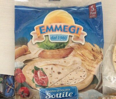 Piadina sfogliata sottile