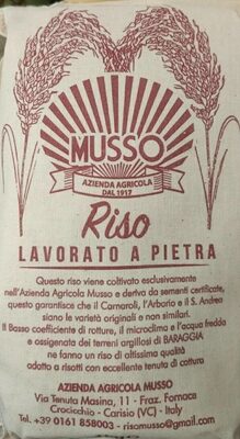 Riso di Baraggia biellese e vercellese DOP