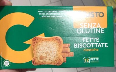 Fette biscottate front packaging