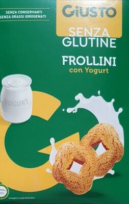 Frollini con yogurt front packaging