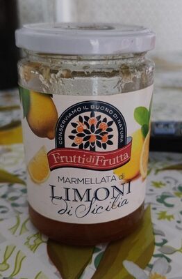 Marmellata di limoni di Sicilia front packaging