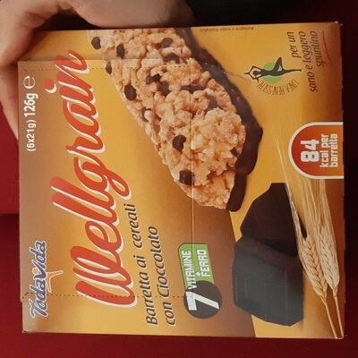 Barretta ai cereali con cioccolato