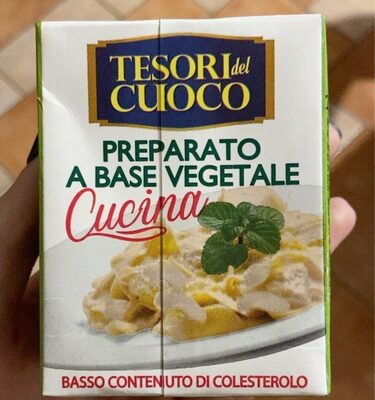 Preparato a base vegetale cucina