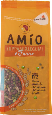 Zuppa mix legumi e farro