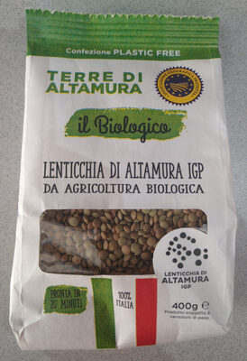 Lenticchia di Altamura IGP bio