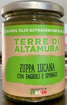 Zuppa lucana con fagioli e spinaci