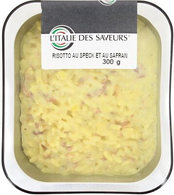 Risotto au speck et au safran