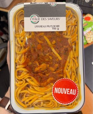 Linguine aux fruits de mer front packaging