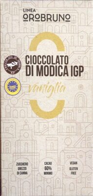 Cioccolato di modica igp front packaging