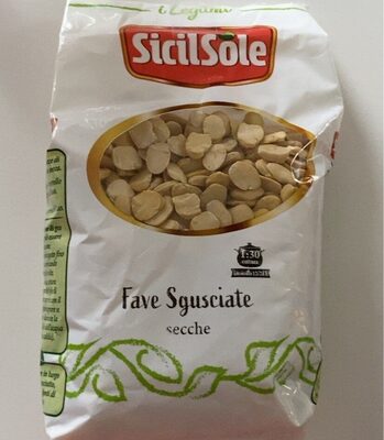 Fave sgusciate secche