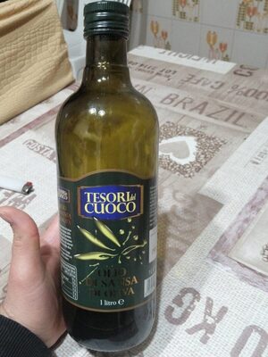 Olio di sansa di oliva front packaging