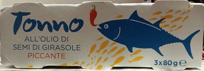 Tonno all'olio di semi di girasole piccante