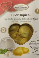 Cuori ripieni con ricotta spinaci e burro di montagna