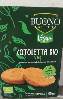 Cotoletta bio veg front packaging