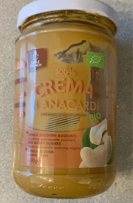 Crema di anacardi bio