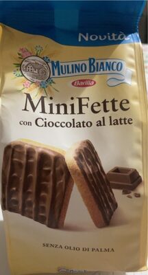 Mini fette con cioccolato front packaging