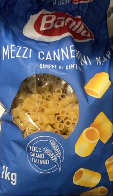 Mezzi cannelloni front packaging