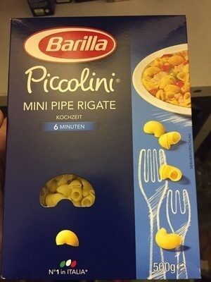 Barilla Piccoli mini pipe Rigate