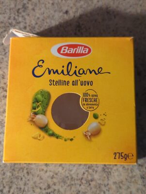 Emiliane stelline all'uovo front packaging