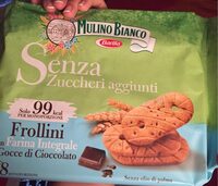 Frollini con farina integrale e cioccolato