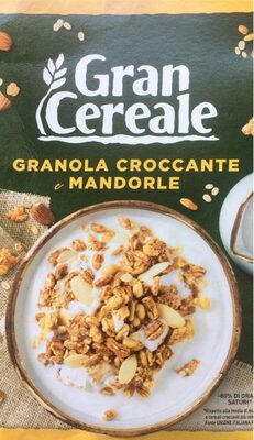 Granola croccante e mandorle