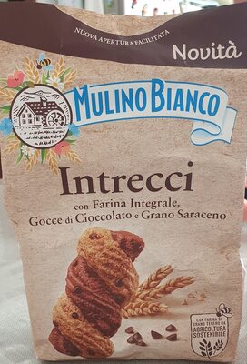 Intrecci con Farina Integrale, Gocce di Cioccolato e Grano Saraceno