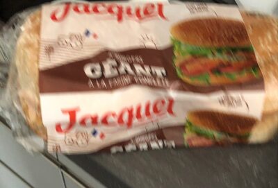 4 burguers geant à la farine complete