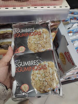 Tortitas arroz y legumbres