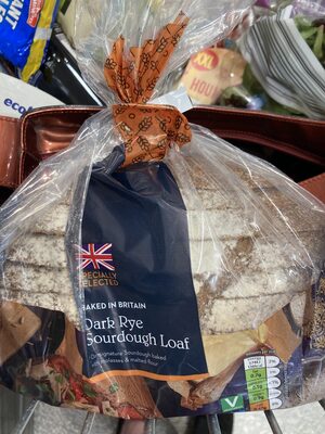 dark rye sourdough loaf