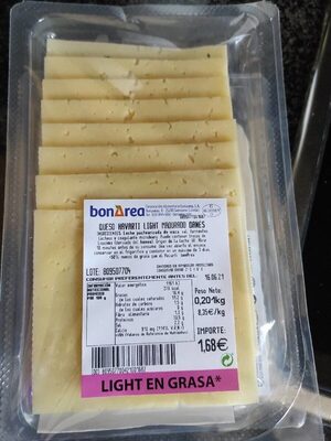 Queso havarti light madurado danés