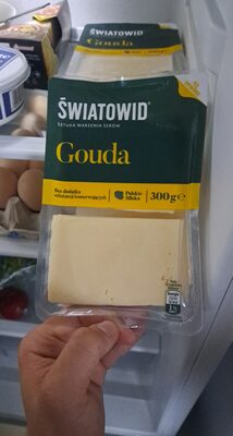 Gouda cheese front packaging
