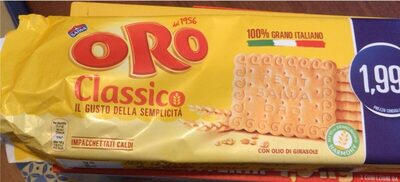 Oro classico front packaging