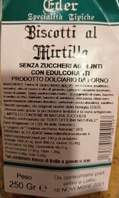 Biscotti al mirtillo