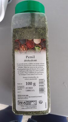 Persil déshydraté