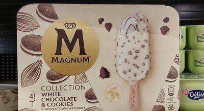 Magnum white chocolate cookies