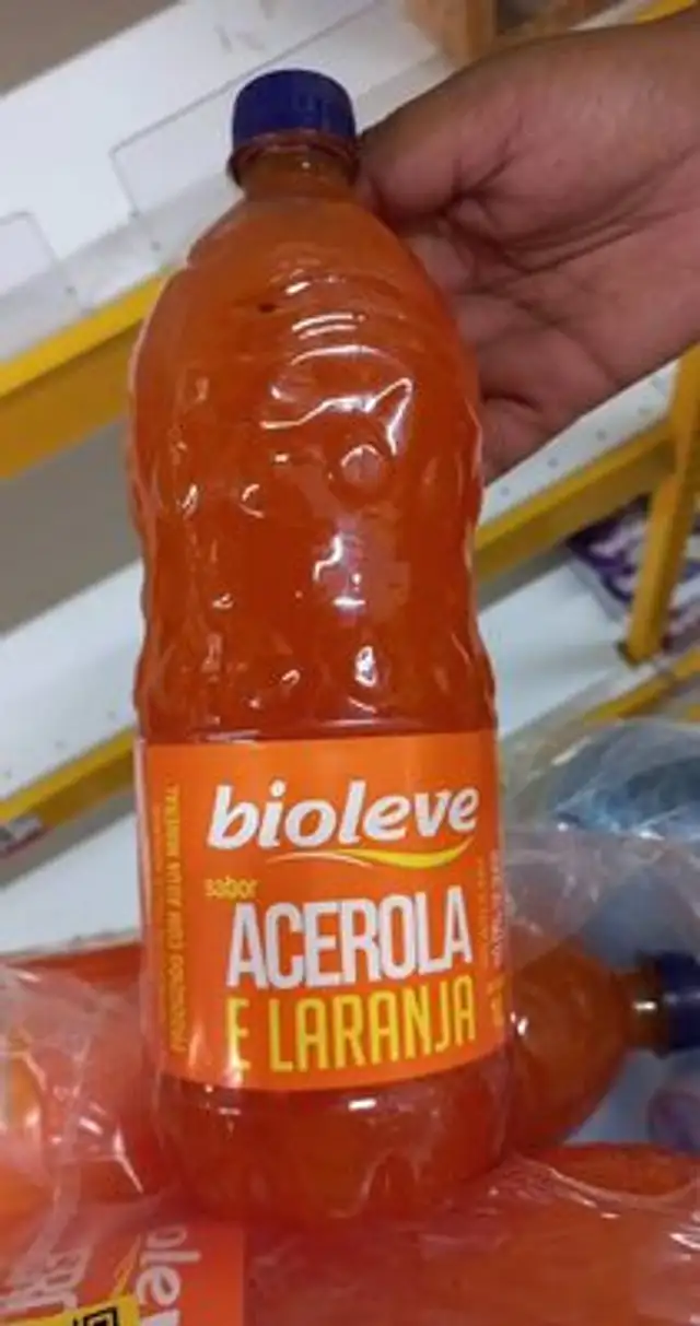 Bioleve acerola e laranja 1L front packaging