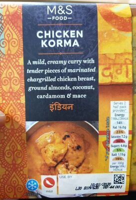 Chicken korma
