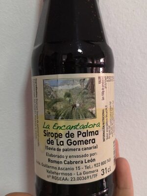 Sirope de Palma de la Gomera front packaging