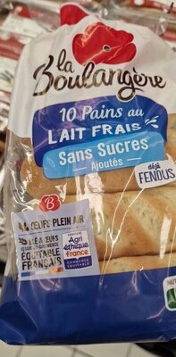 Pain au lait frais