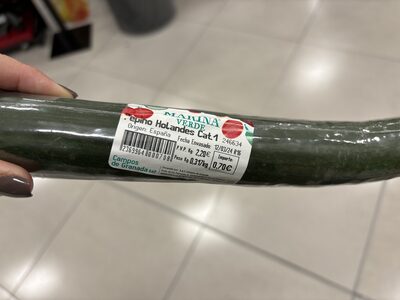 Pepino holandés front packaging