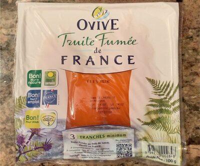 Truite fumée de France