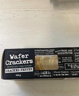 Water Crackers front packaging