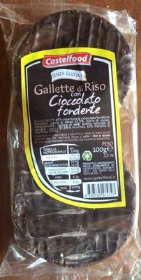 Gallette di riso con cioccolato fondente