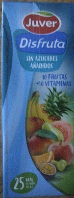 10 frutas 10 vitaminas front packaging