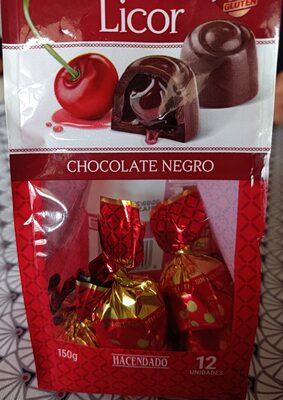 Cherries Licor Chocolate Negro