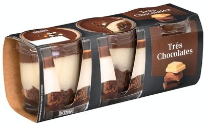 Postre Tres Chocolates